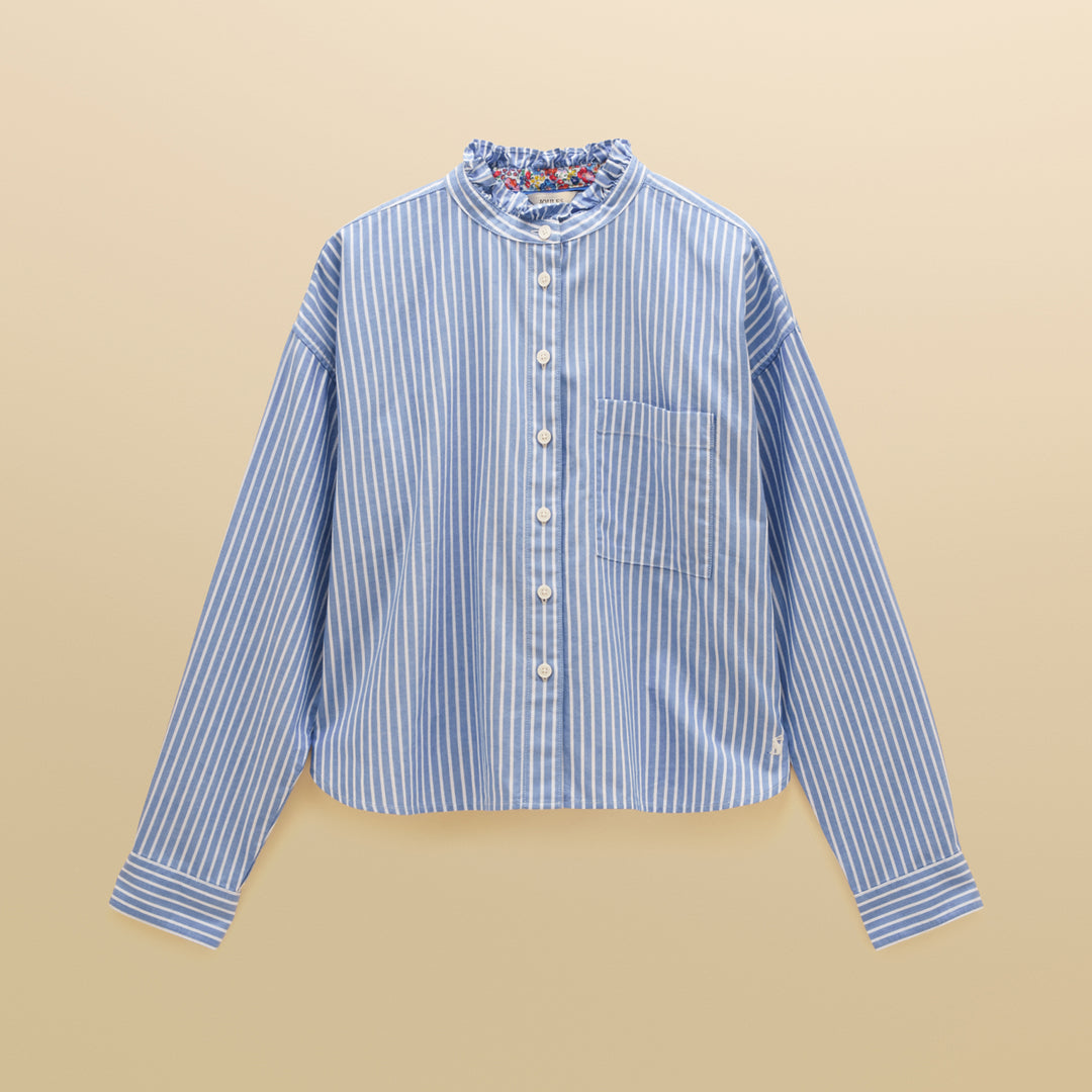 Joules Ladies Cropped Oxford Shirt