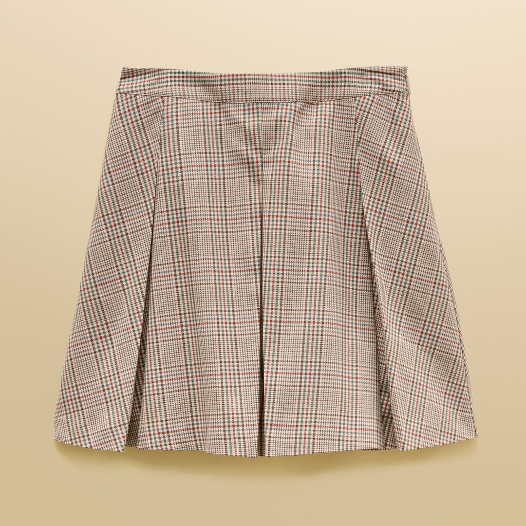 Joules Ladies Ada Short Pleated Skirt