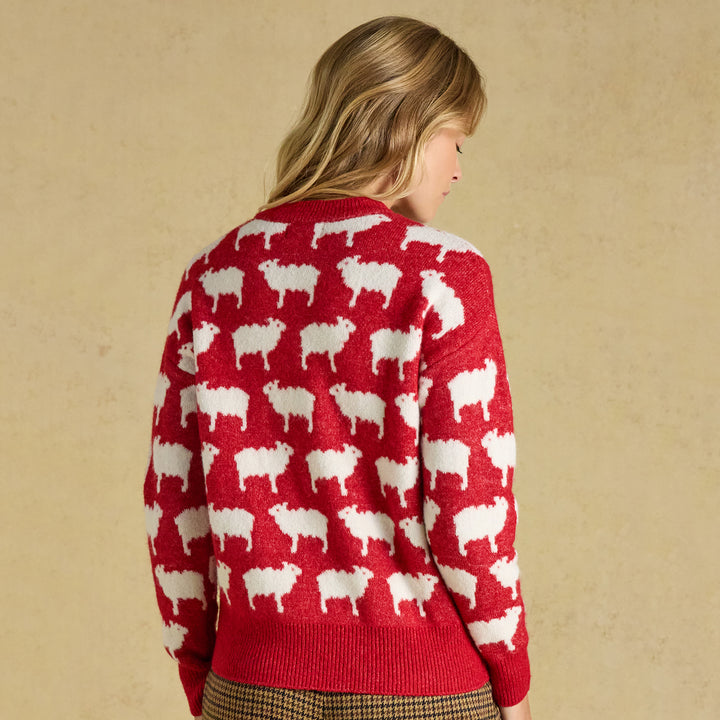 Joules Ladies Fleece Navidad Knit