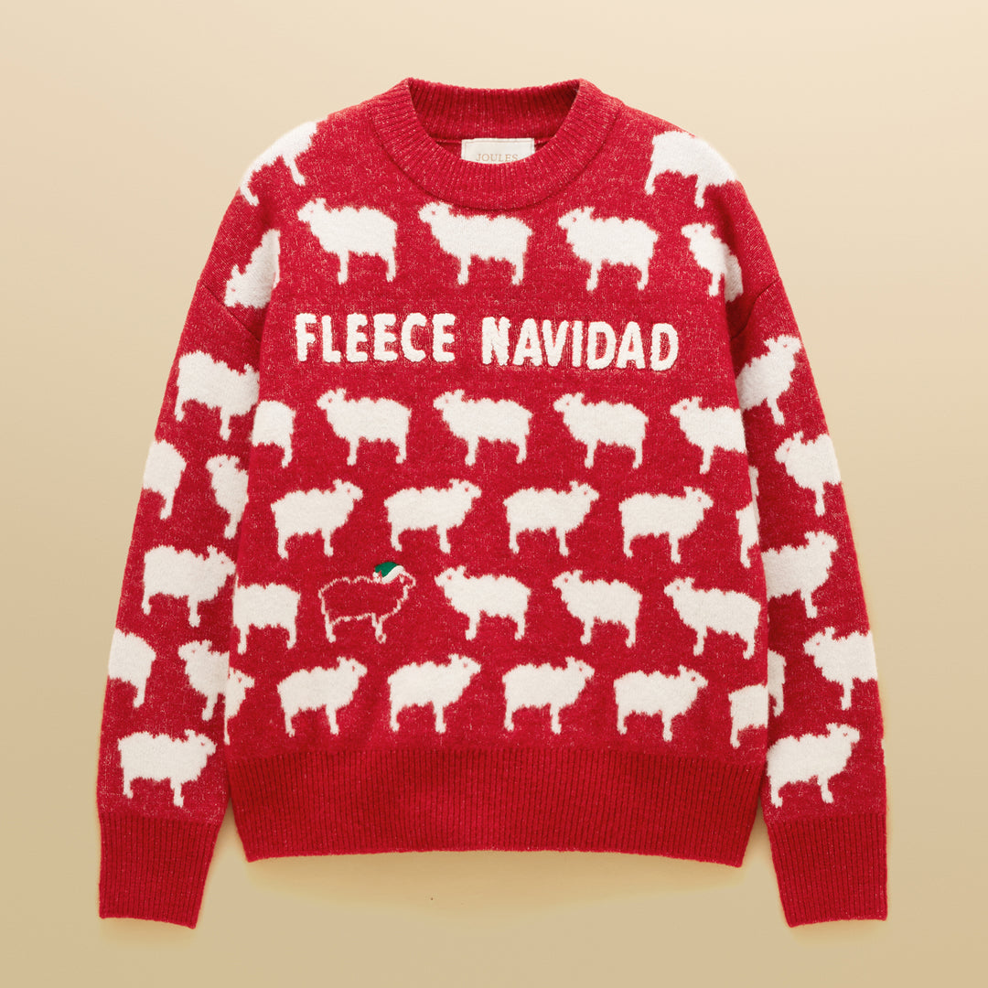 Joules Ladies Fleece Navidad Knit