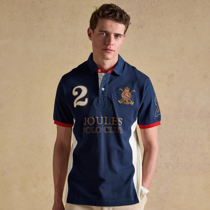 Joules Mens Embellished Polo Shirt