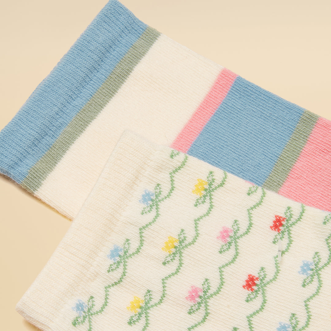 Joules Ladies Everyday 2 Pack Socks