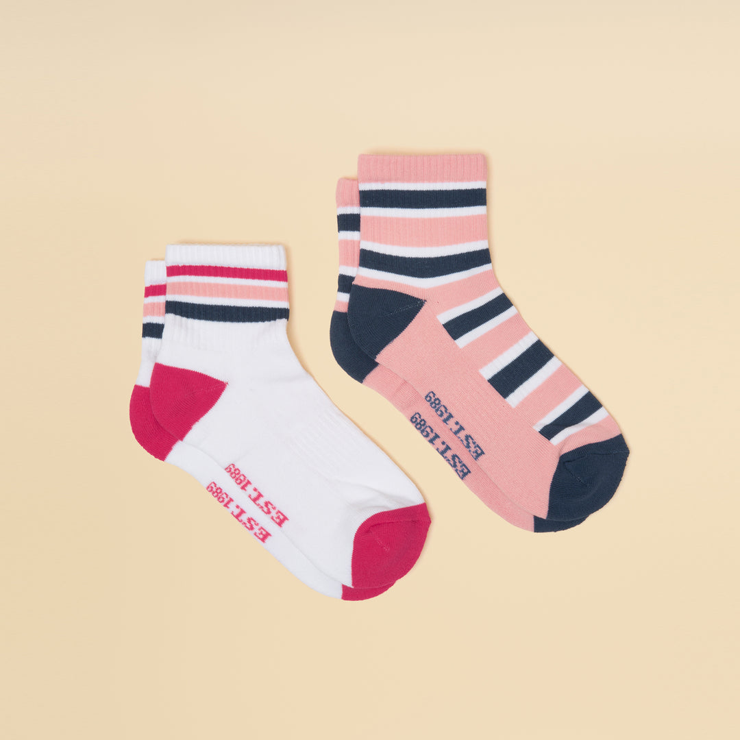 Joules Ladies Volley 2 Pack Socks