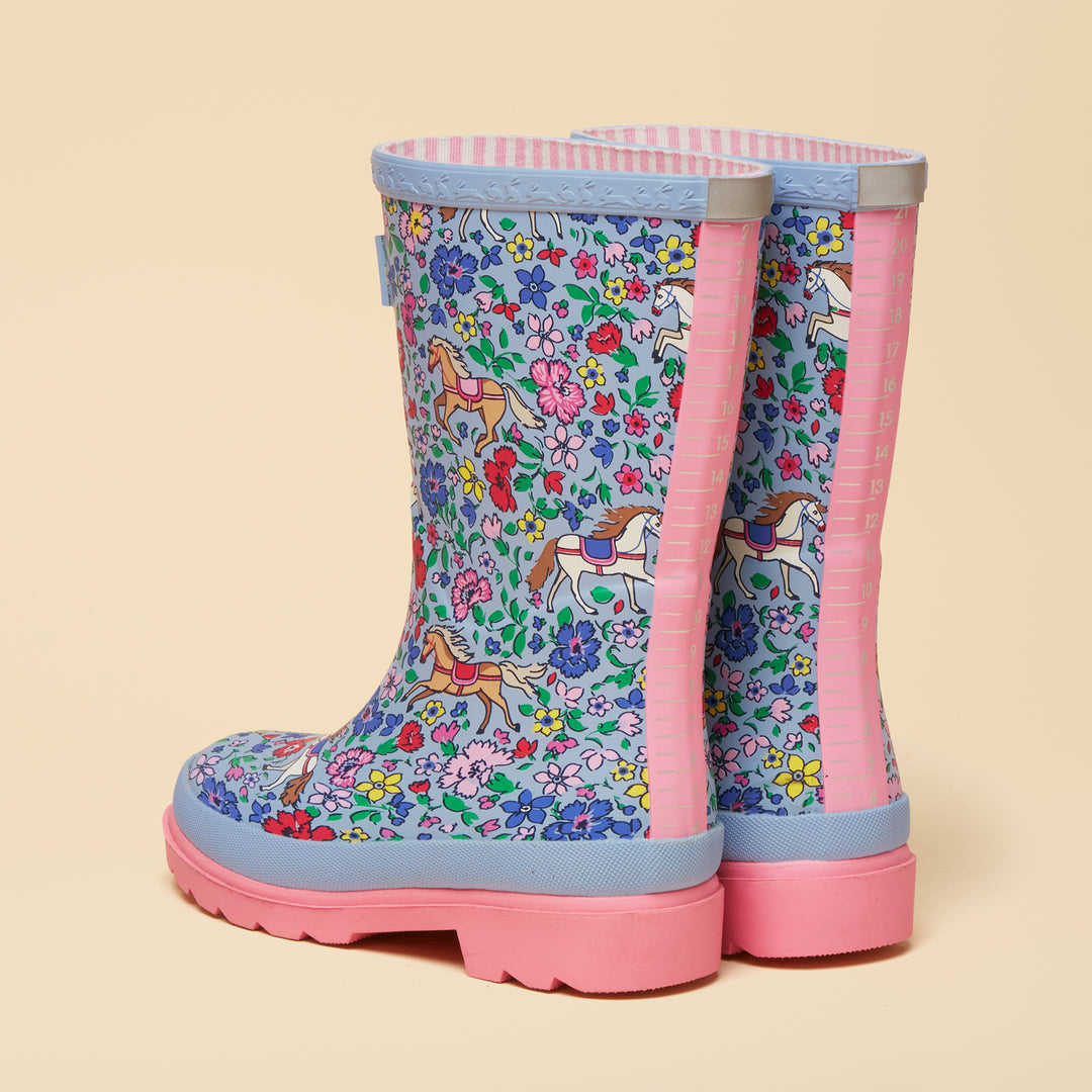 Joules Girls Junior Welly Print