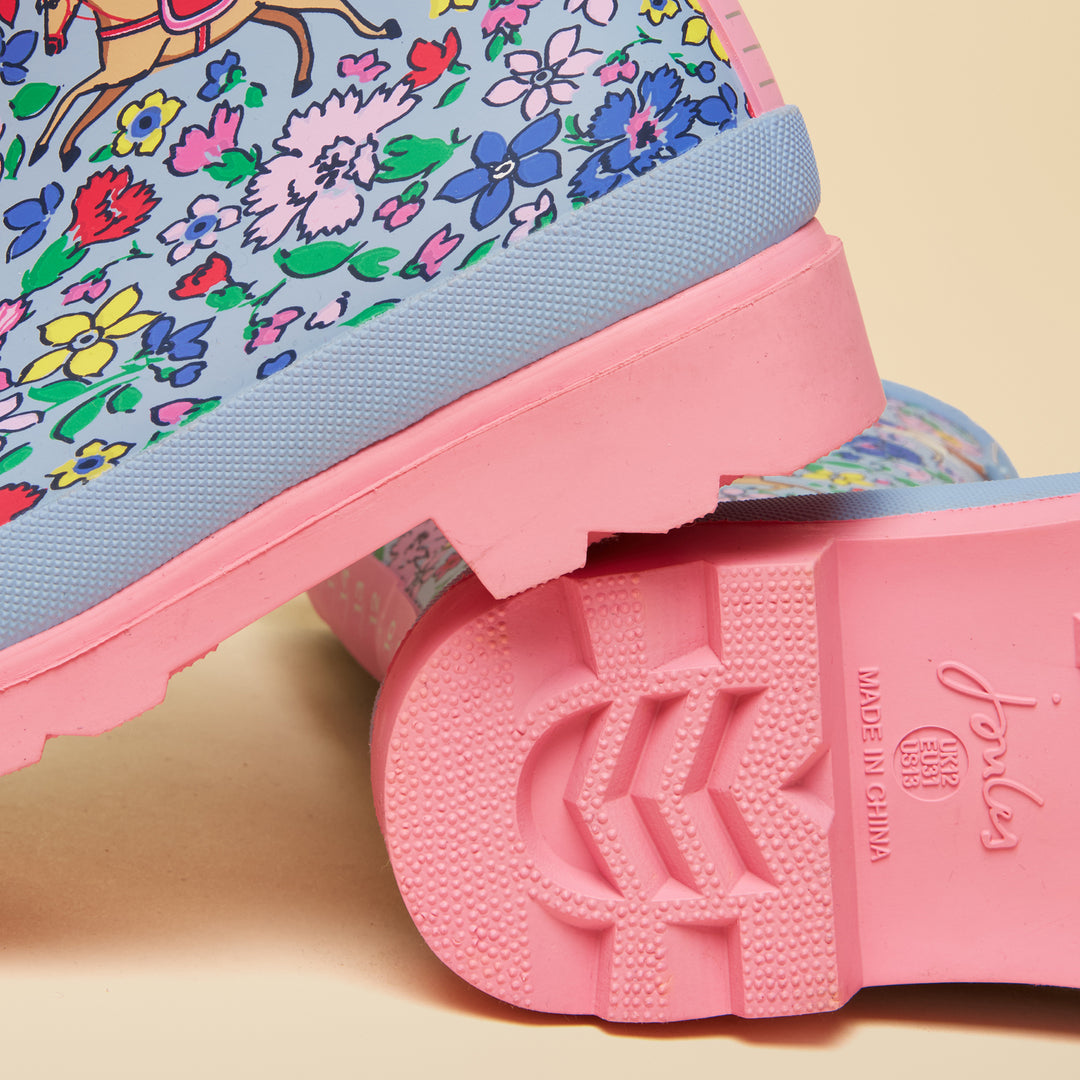 Joules Girls Junior Welly Print