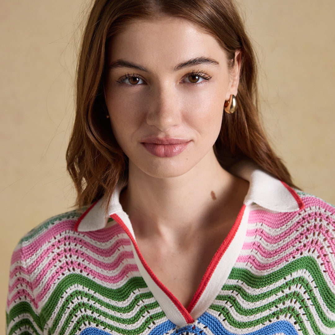 Joules Ladies Sandy Short Sleeve Knit