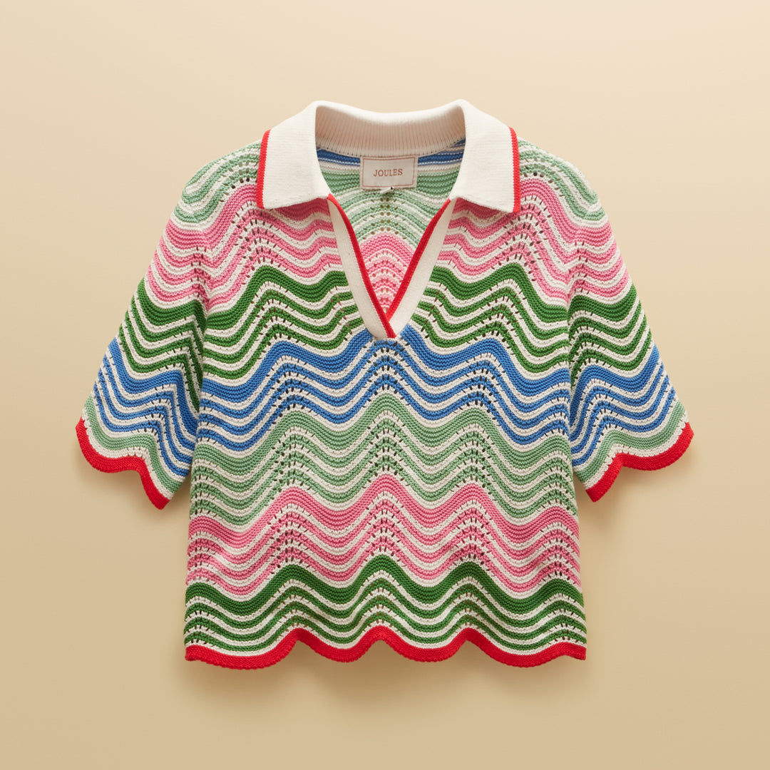 Joules Ladies Sandy Short Sleeve Knit