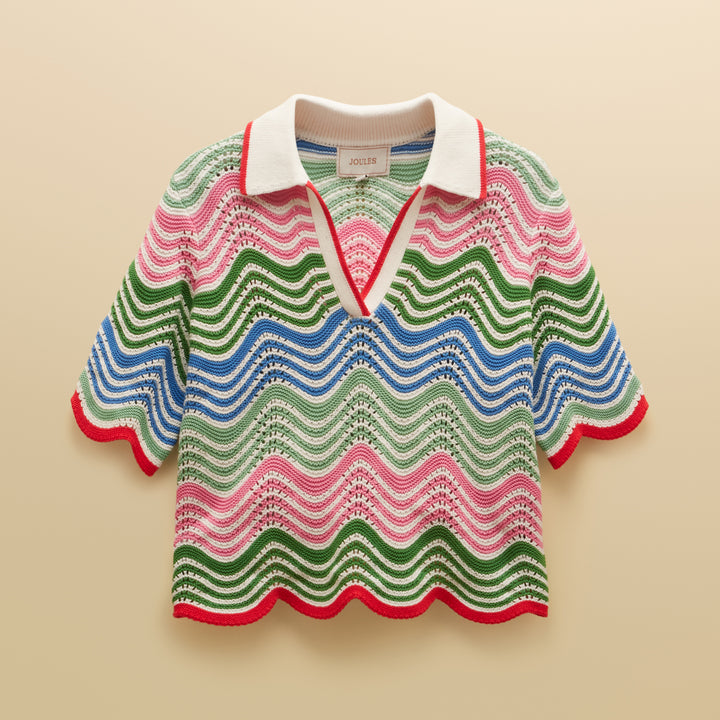 Joules Ladies Sandy Short Sleeve Knit