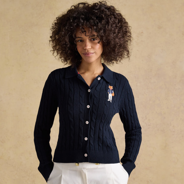 Joules Ladies Collared Cardigan