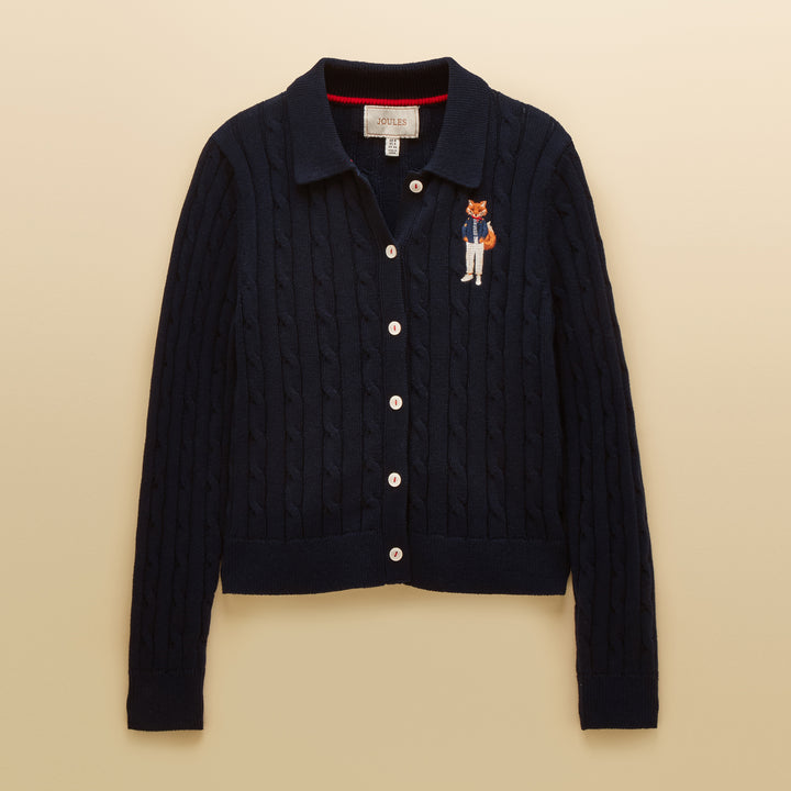 Joules Ladies Collared Cardigan