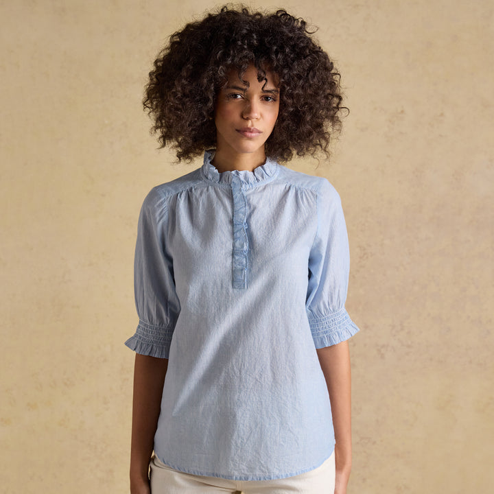 Joules Melanie Short Sleeve Blouse