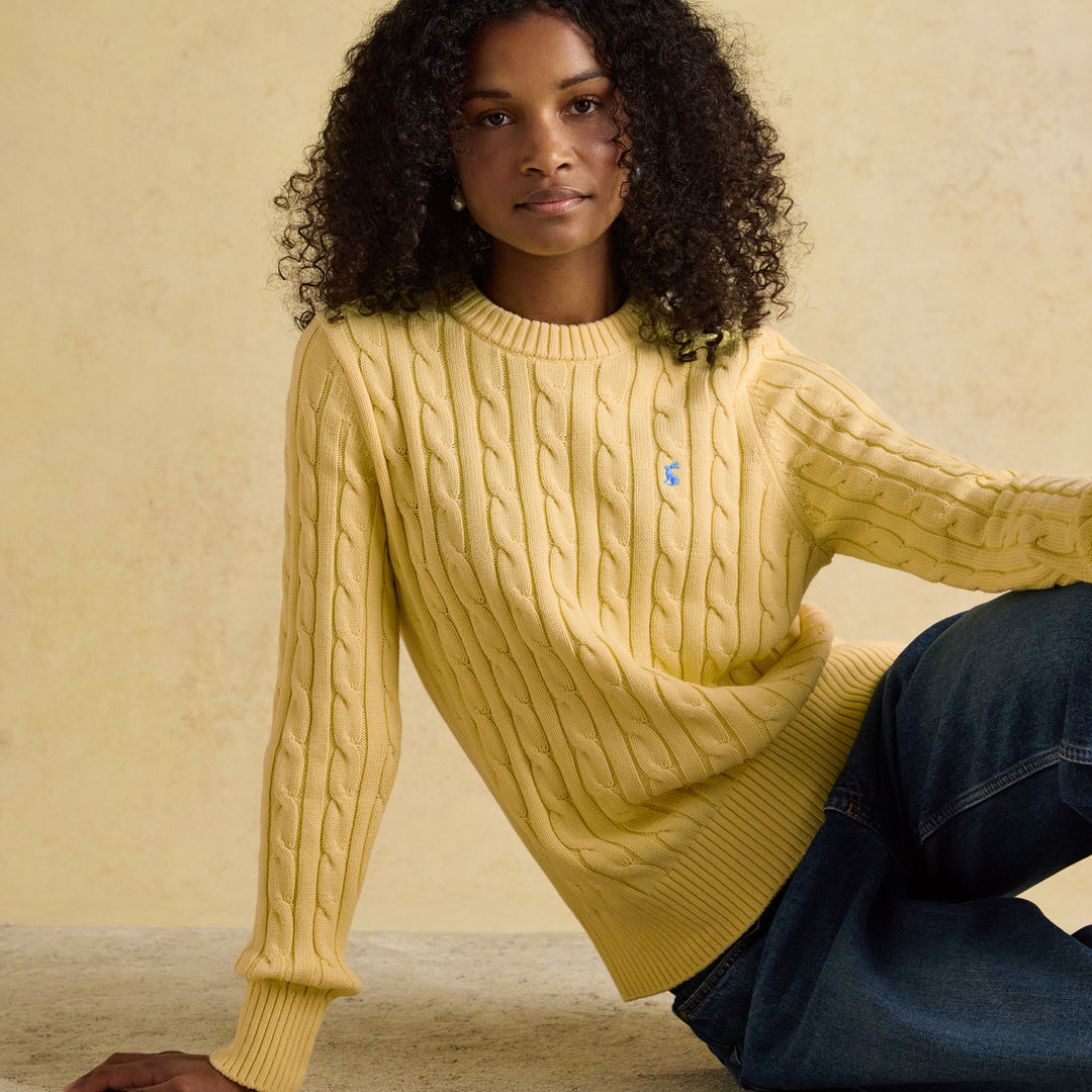 Joules Ladies Classic Cable Jumper