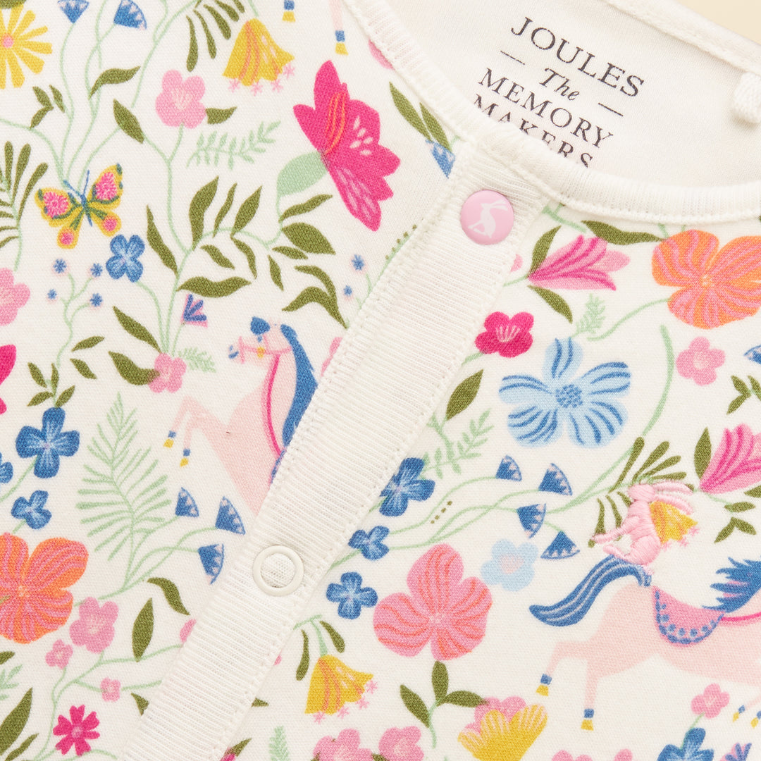 Joules Baby Razamataz Printed Babygrow