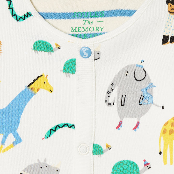 Joules Baby Boy Razamataz Printed Babygrow