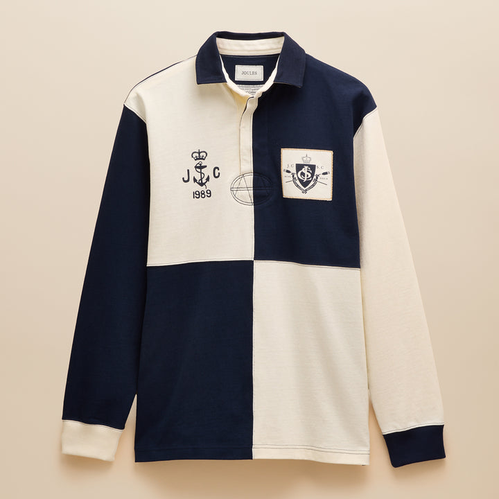 Joules Mens Embellished Rugby Top