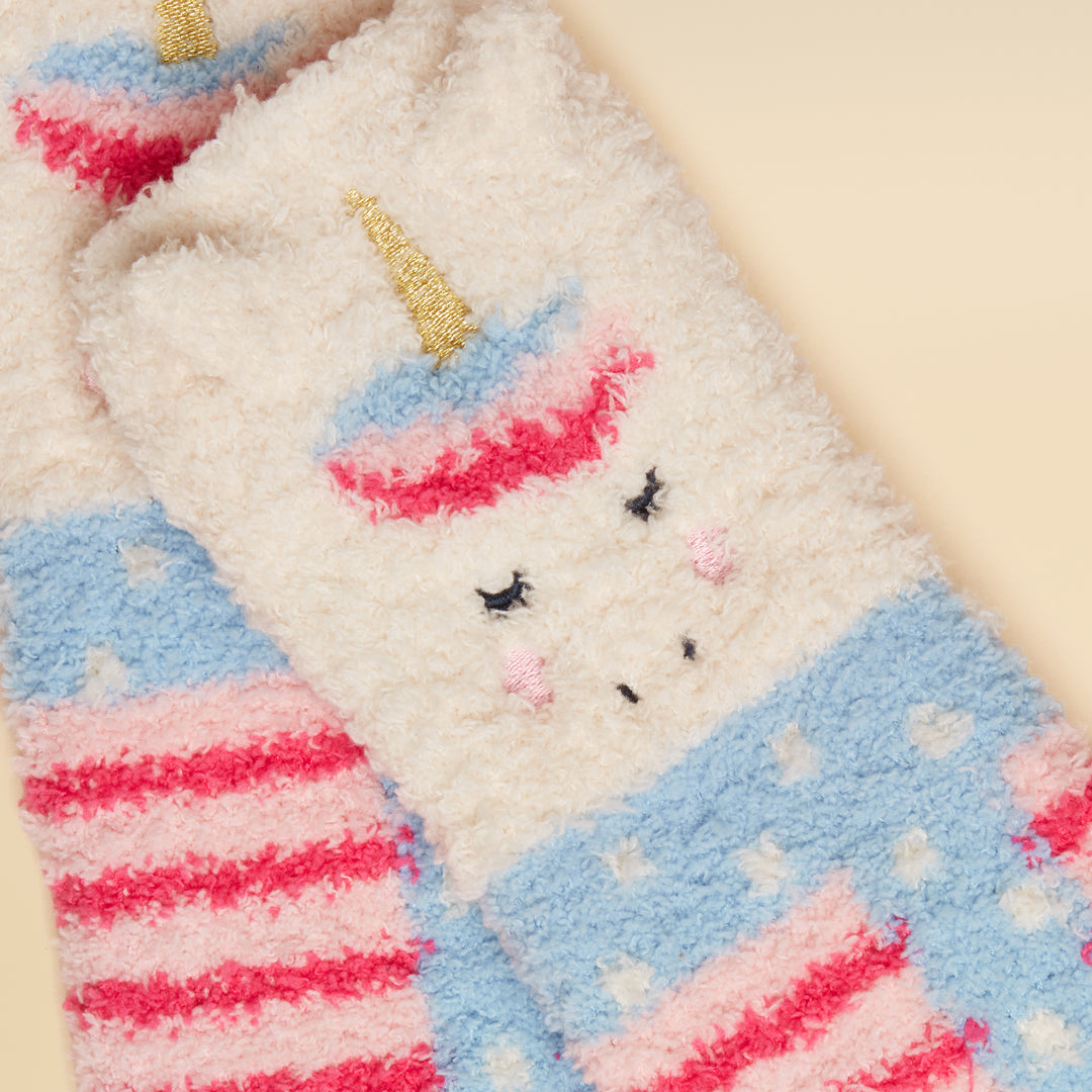 Joules Girls Fluffy Socks