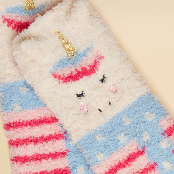 Joules Girls Fluffy Socks