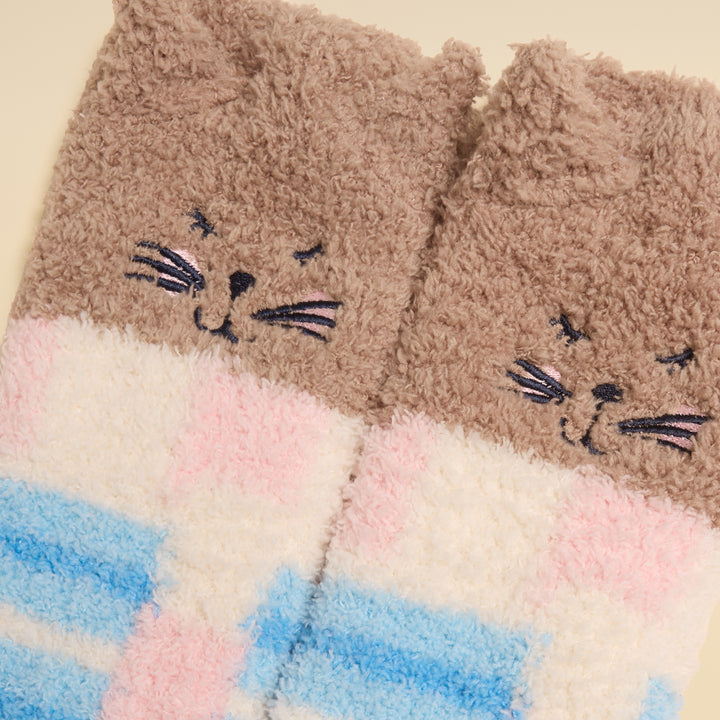 Joules Girls Fluffy Socks