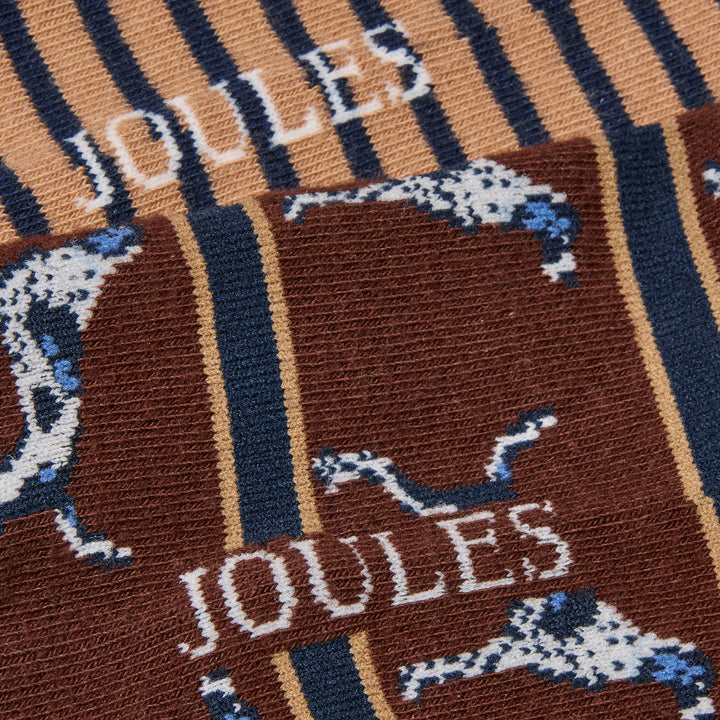 Joules Mens Kingsbury Two Pack Socks