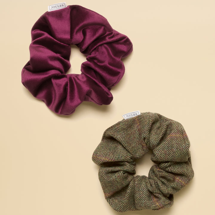 Joules Ladies Annika 2 Pack Hair Scrunchies