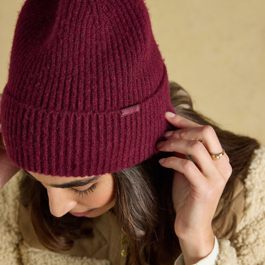 Joules Ladies Fine Knit Beanie