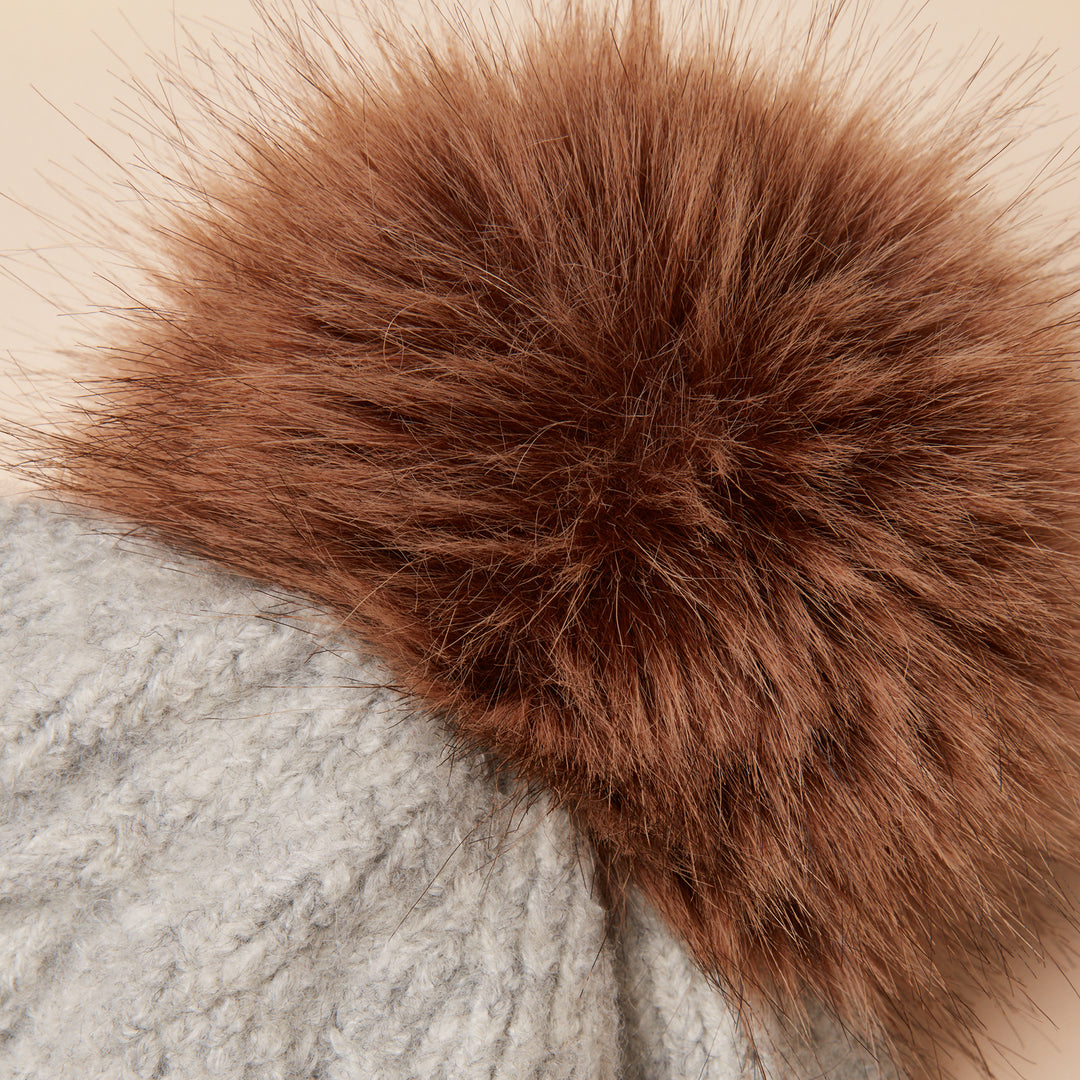 Joules Ladies Cable Bobble Hat