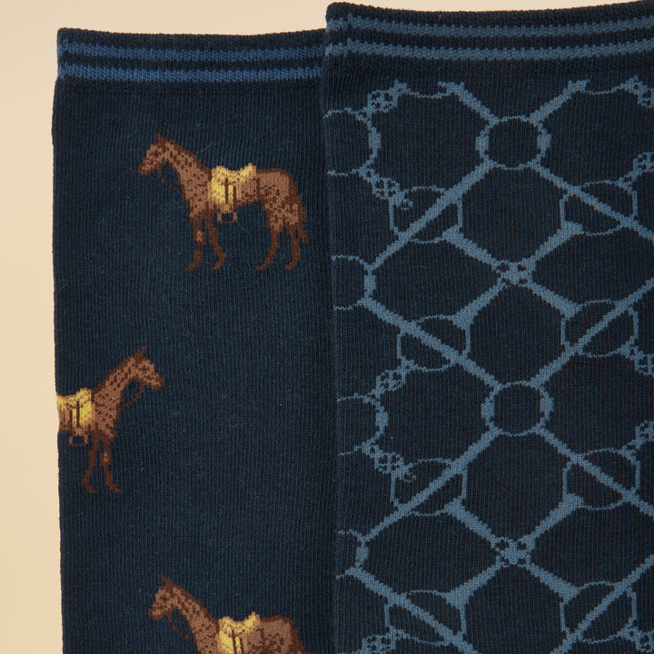 Joules Ladies Everyday Two Pack Socks