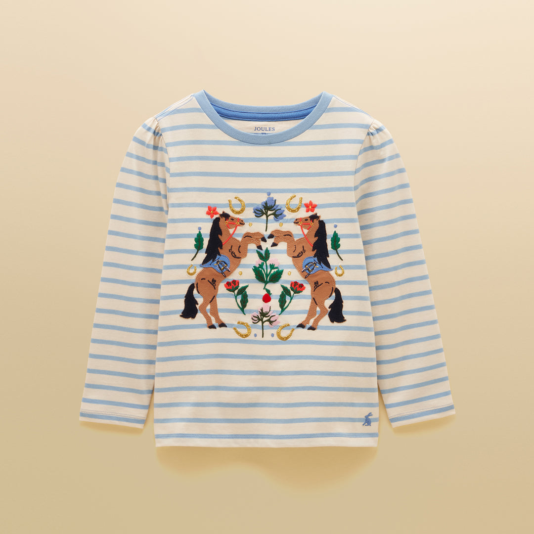 Joules Girls Ava Applique T-Shirt