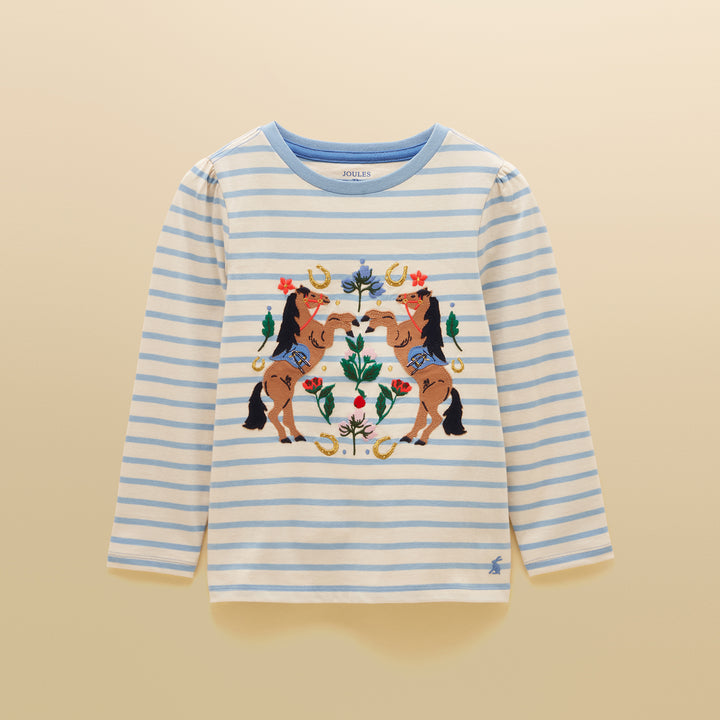 Joules Girls Ava Applique T-Shirt