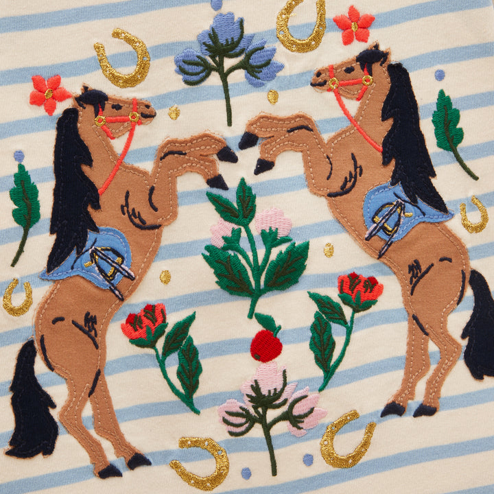 Joules Girls Ava Applique T-Shirt