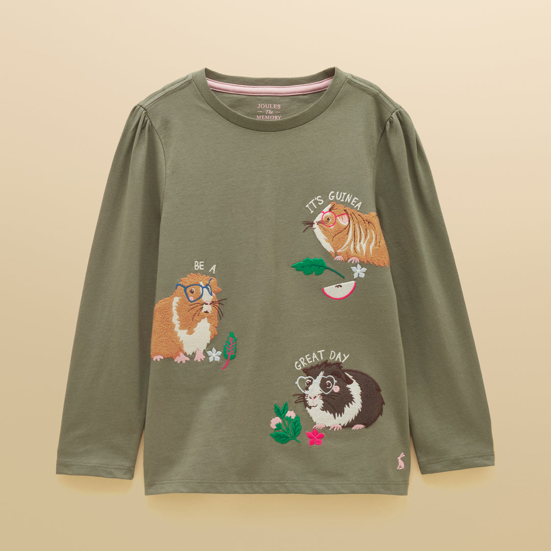 Joules Girls Ava Applique T-Shirt