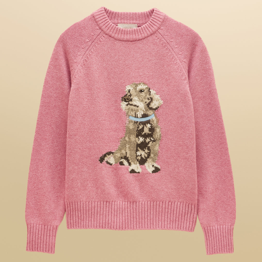 Joules Ladies Dachshund Knit Jumper