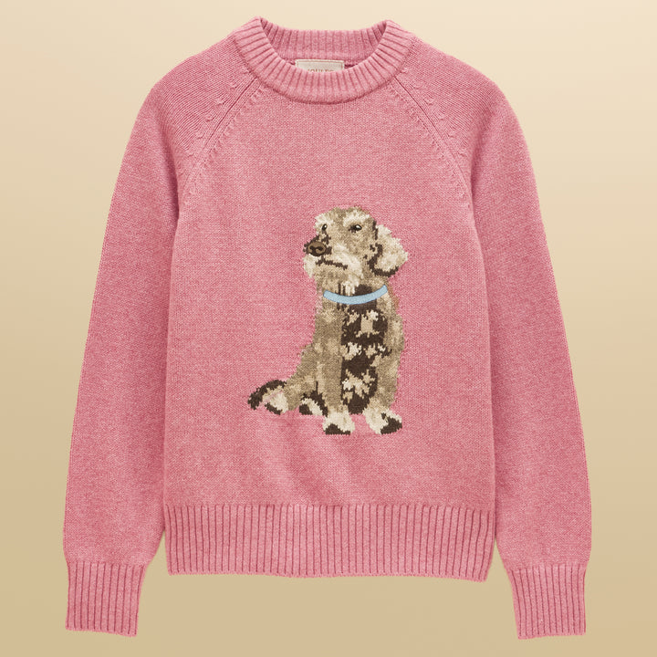 Joules Ladies Dachshund Knit Jumper