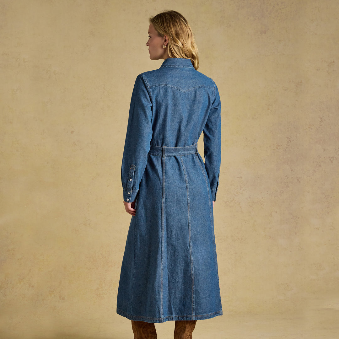 Joules Ladies Denim Western Dress