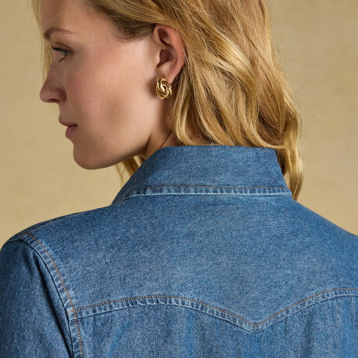 Joules Ladies Denim Western Dress