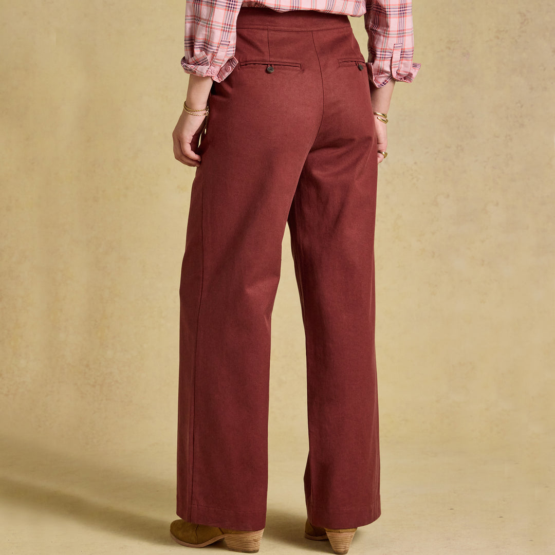 Joules Ladies Smart Wide Leg Jeans