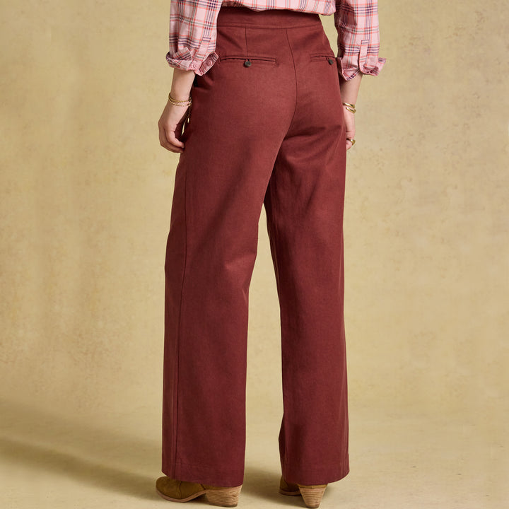 Joules Ladies Smart Wide Leg Jeans