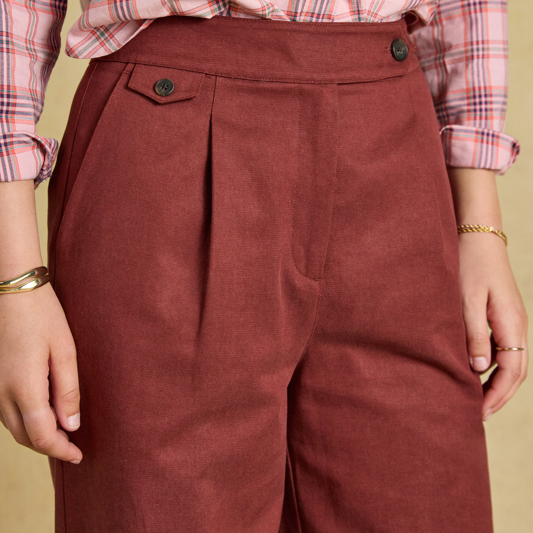 Joules Ladies Smart Wide Leg Jeans