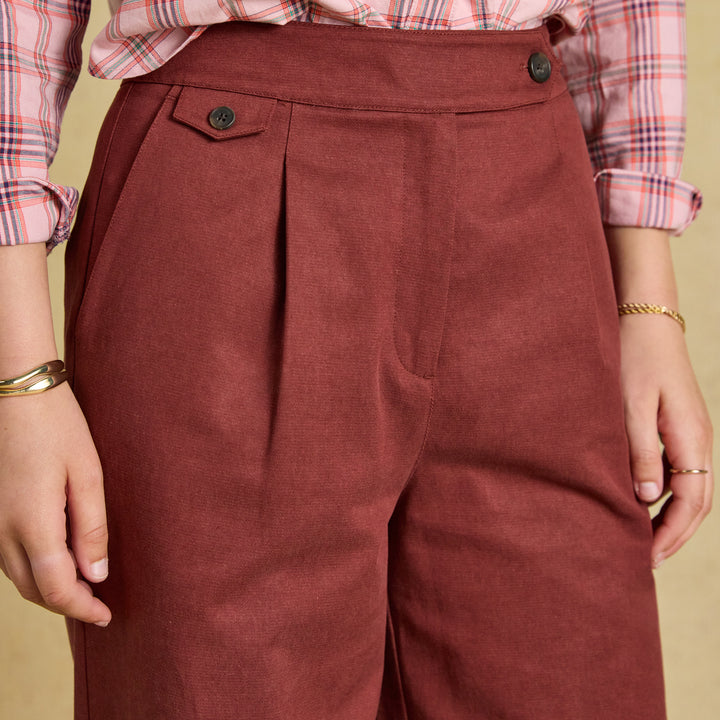 Joules Ladies Smart Wide Leg Jeans