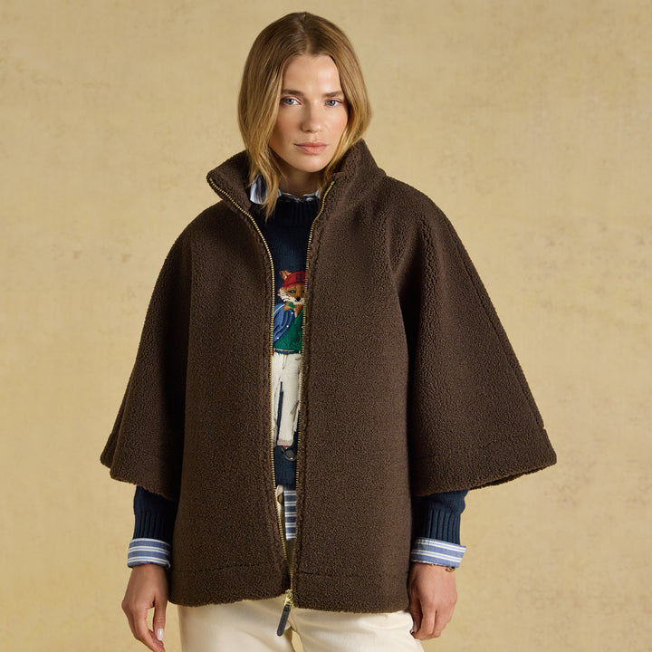 Joules Ladies Chunky Fleece Cape