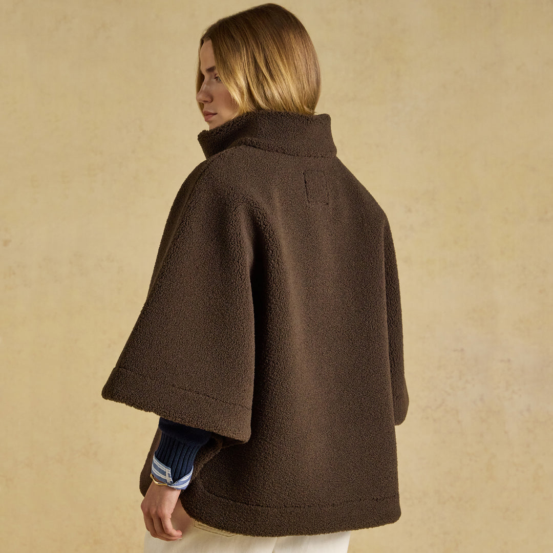 Joules Ladies Chunky Fleece Cape