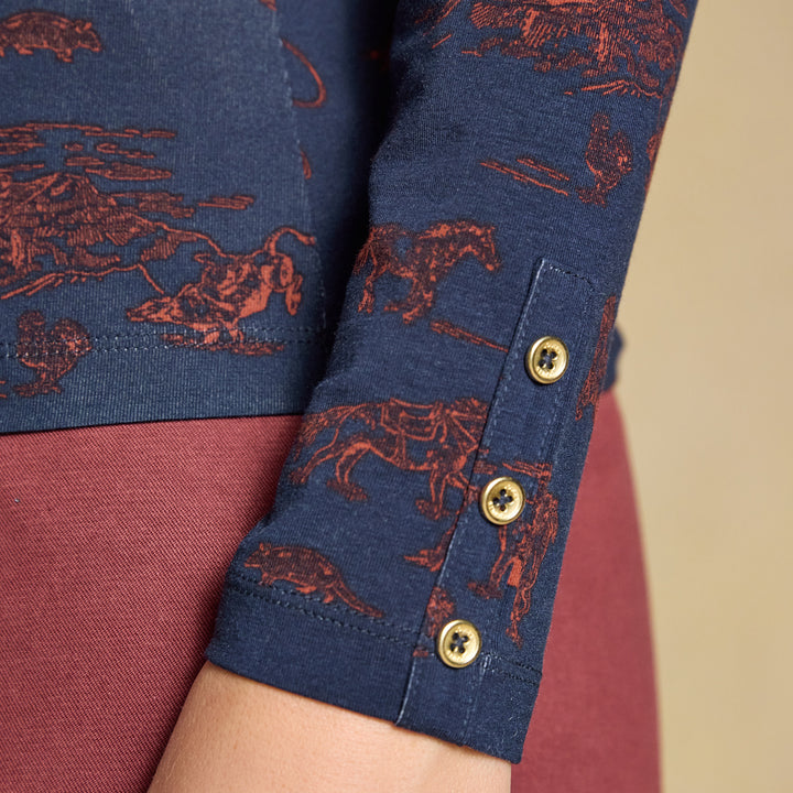 Joules Ladies Printed Amy Top