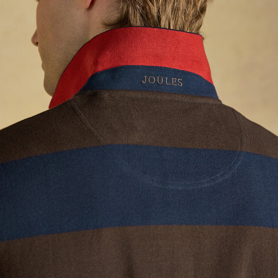 Joules Mens Woody Stripe Polo Shirt