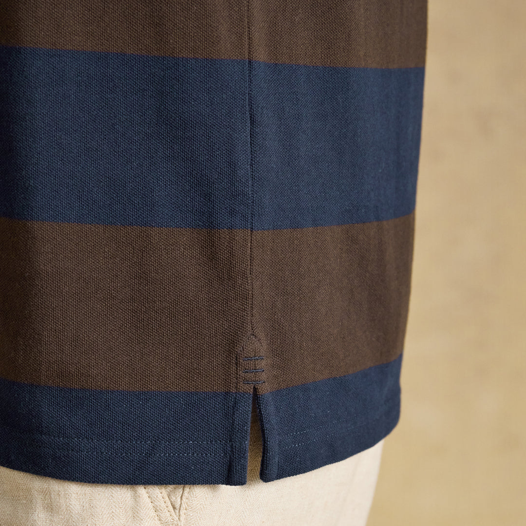 Joules Mens Woody Stripe Polo Shirt