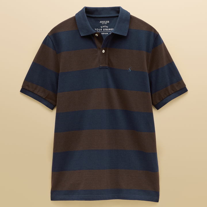 Joules Mens Woody Stripe Polo Shirt