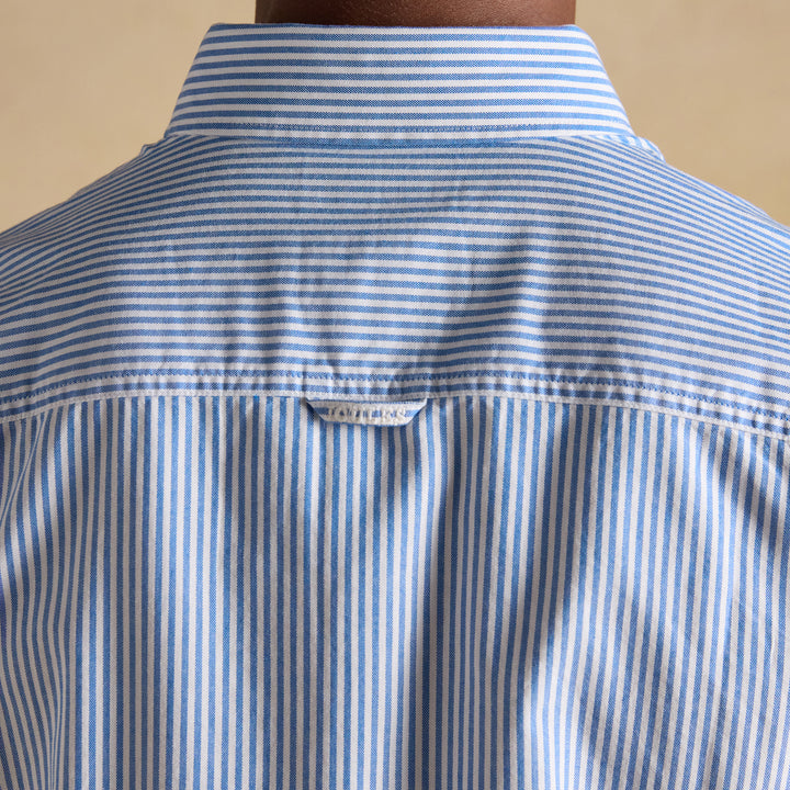Joules Mens Oxford Lightweight Short Sleeve Stripe Shirt