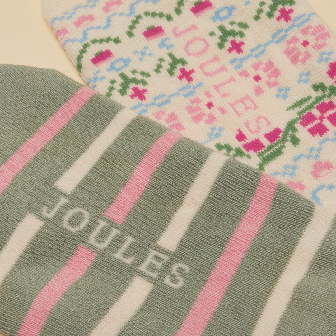 Joules Ladies Bessie 2 Pack Socks