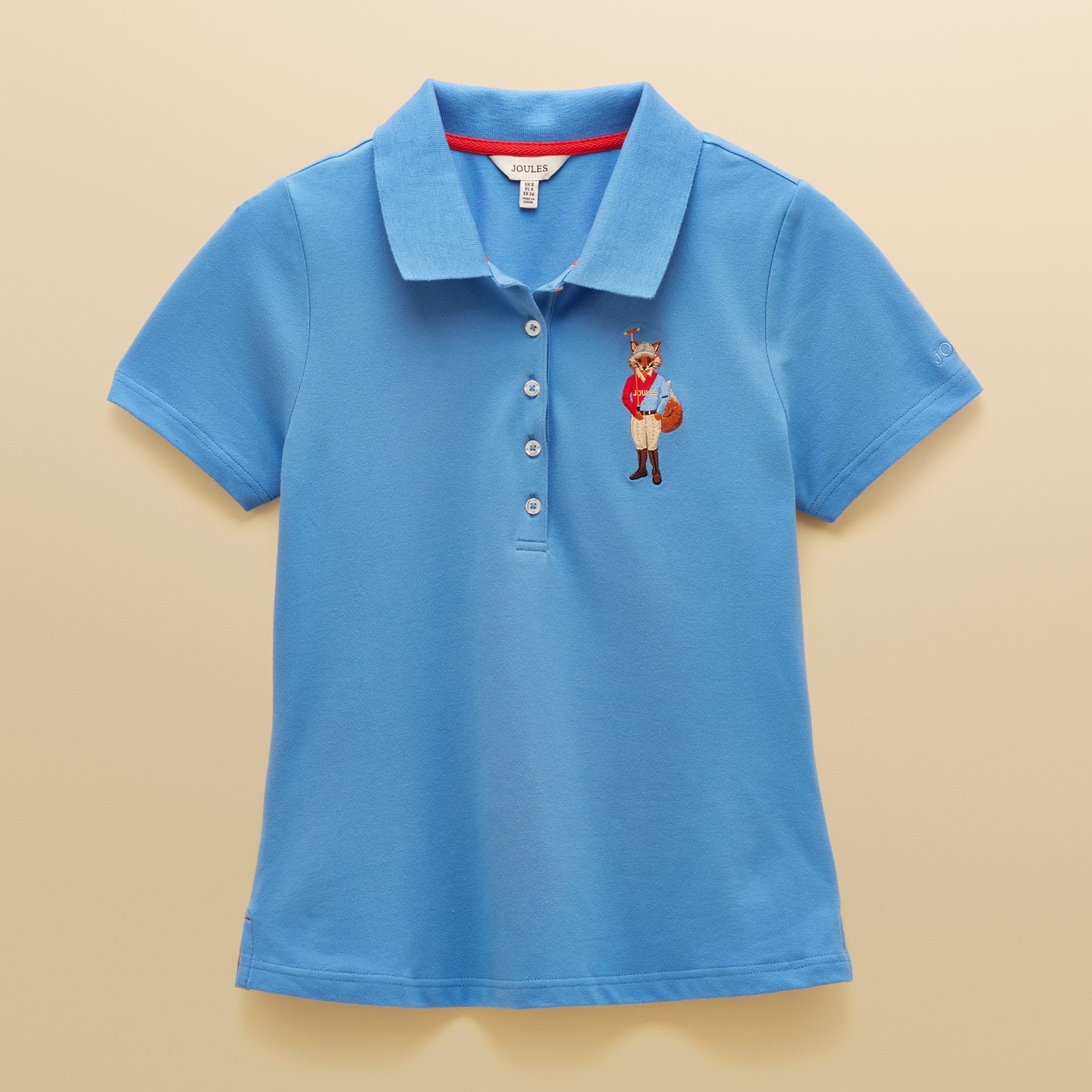 Joules Ladies Jonty Polo Shirt - Blue | Millbry Hill