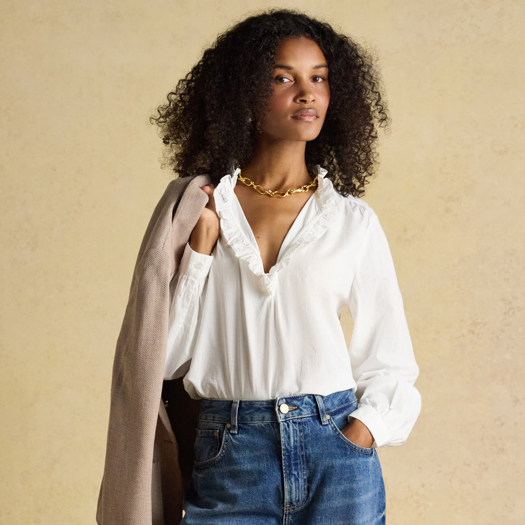 Joules Ladies Melanie Long Sleeve Blouse