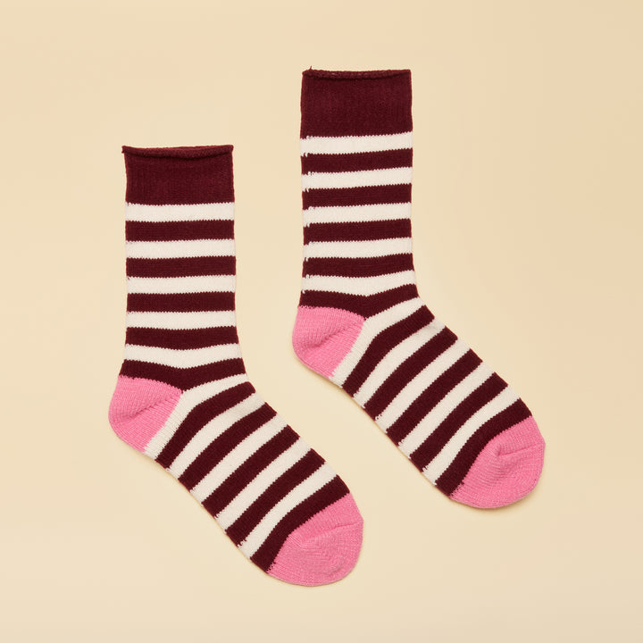 Joules Ladies Cosy Stripe Socks